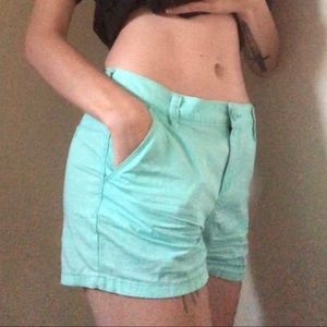 blue shorts kids size 14/16 i wear as size 0